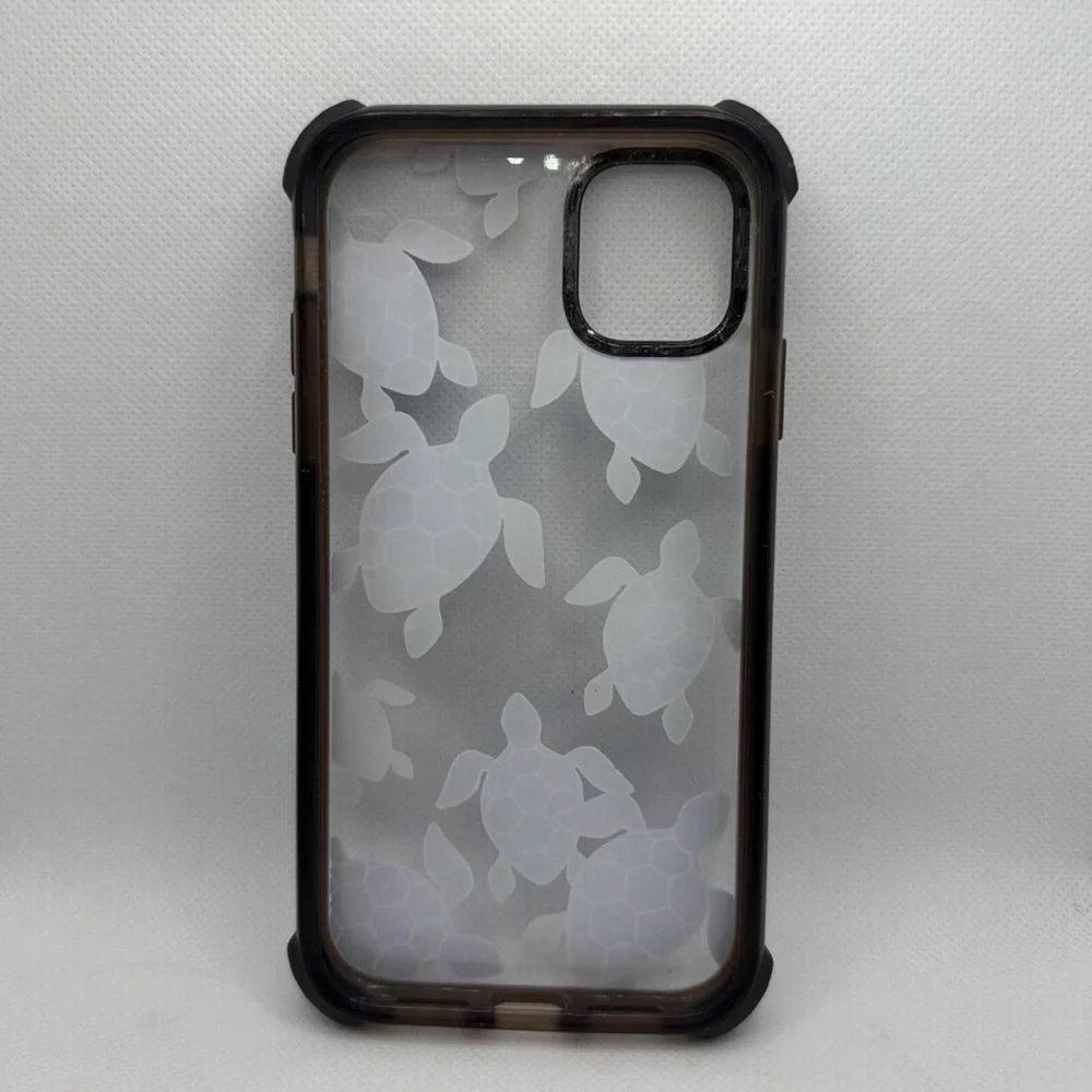 Casetify Blue & Purple Sea Turtle Clear iPhone 11 Case